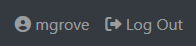 Click your username to open your account details
