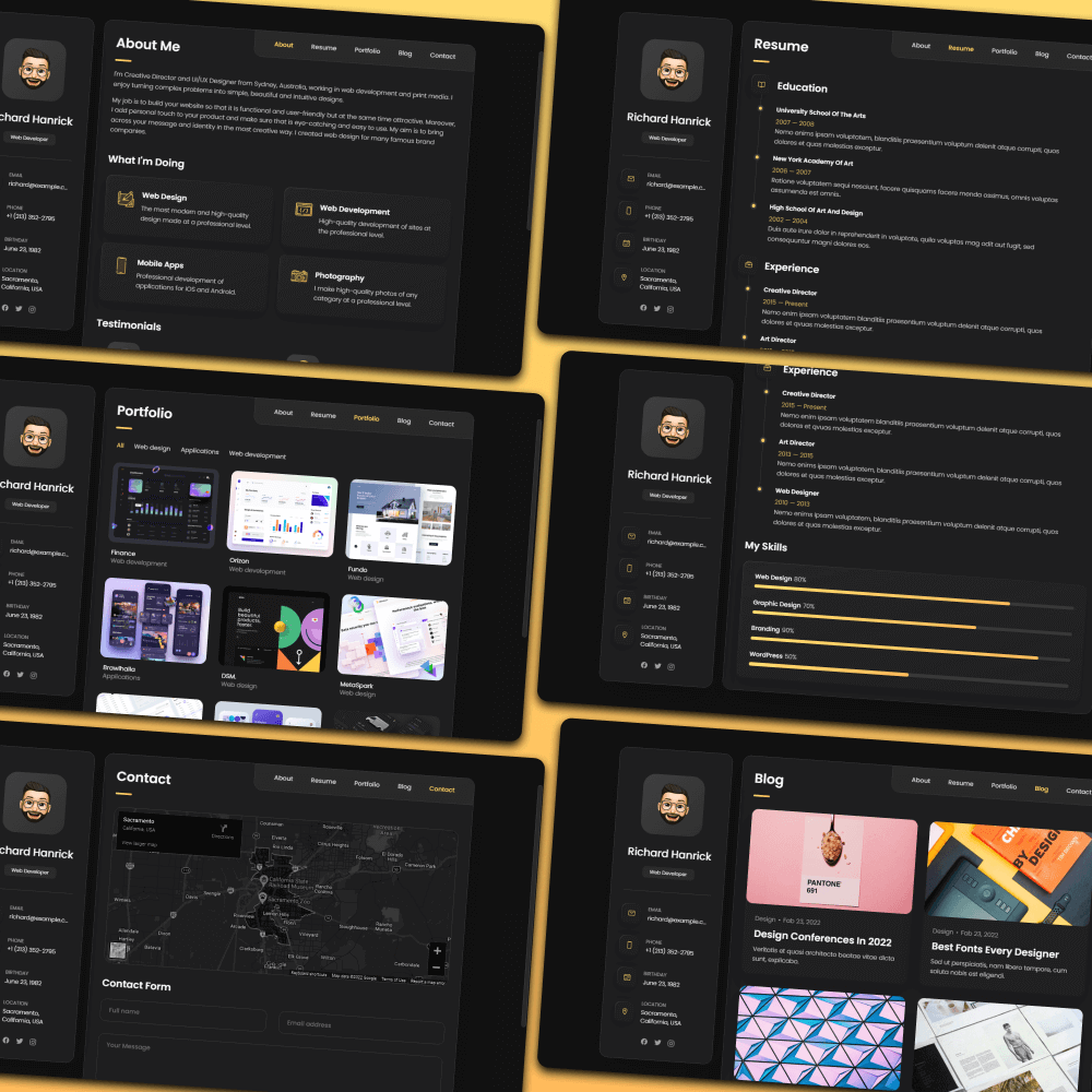 Desktop Demo vCard Desktop Demo